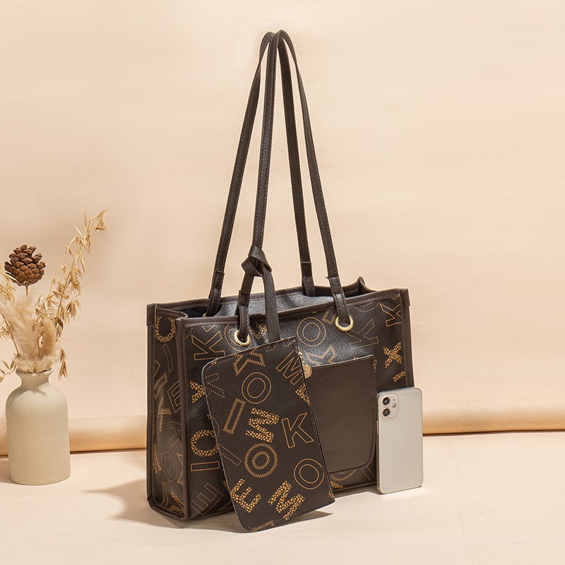 Bag Large Capacity Women'S Bag 2023Ladies Hand Bags Vintage Tote Bag Trendy Printed Shoulder Bag For Women - Image 3
